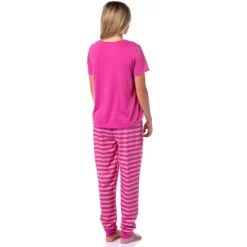 Disney Womens' Alice In Wonderland Cheshire Cat Jogger Sleep Pajama Set Pink -Cozy Nights Sales Store GUEST 009028b2 0cca 4edc 8812 3c89480df9b8