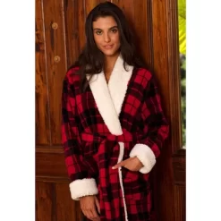 Women's Warm Winter Robe, Plush Fleece Full Length Long Bathrobe -Cozy Nights Sales Store GUEST 028f4b8f 9ef5 4ca5 a5b3 e532f46a1ce6