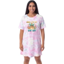 Nickelodeon SpongeBob SquarePants Womens' Nightgown Sleep Pajama Shirt Multicolored -Cozy Nights Sales Store GUEST 02b14560 5729 4c6e 96d5 12b670dd1879