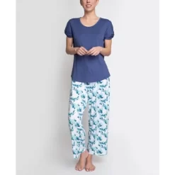 MUK LUKS Women's Spring Getaway PJ Set -Cozy Nights Sales Store GUEST 03937a10 05da 429a 8635 0cae1f96f27e