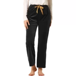 Allegra K Women's Wide Leg Comfy Yoga Pants Decor Drawstring Lounge Pajamas Pants -Cozy Nights Sales Store GUEST 03ad4fd7 f7fc 498e a024 ed532211b5a5