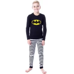 DC Comics Batman Classic Logo Tight Fit Cotton Matching Family Pajama Set -Cozy Nights Sales Store GUEST 043a4048 c6ab 43f6 b04b 8c1ab99c7c0d