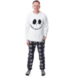 Nightmare Before Christmas Men's Jack Skellington Pajama Set With Socks 5 Nightmare Before Christmas Men's Jack Skellington Pajama Set With Socks -Cozy Nights Sales Store GUEST 04b98364 2b56 4cc4 842a e51088d38304