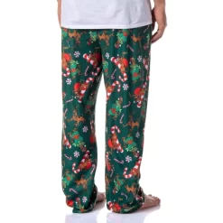 Scooby-Doo Mens' Christmas Character Tree Reindeer Sleep Pajama Pants Green -Cozy Nights Sales Store GUEST 04bac3ea b079 43ea b023 217b095fdc16