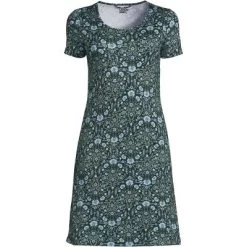 Lands' End Women's Cotton Short Sleeve Knee Length Nightgown -Cozy Nights Sales Store GUEST 050e95bc 5cd3 499f 9944 f3022b8a9bc5