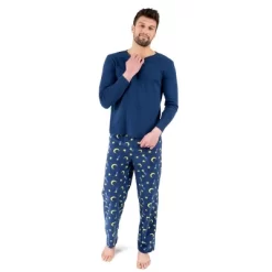 Leveret Mens Cotton Top Fleece Pant Pajamas -Cozy Nights Sales Store GUEST 053461c7 b2d9 4370 80d2 caf799d8cef5