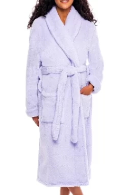 Women's Fuzzy Plush Fleece Winter Robe, Warm Soft Bathrobe For Her -Cozy Nights Sales Store GUEST 0534c18a 3143 40cb af56 6244c379104a