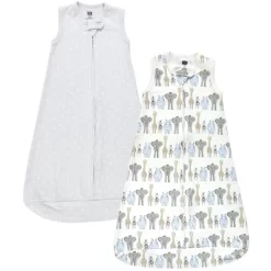 Hudson Baby Infant Boy Interlock Cotton Sleeveless Sleeping Bag, Blue Royal Safari -Cozy Nights Sales Store GUEST 0561b169 4098 4bec a9fa b9793cae47e9