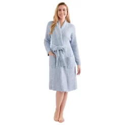Softies Heathered Marshmallow 38" Wrap Robe -Cozy Nights Sales Store GUEST 05f324d1 1643 4849 a6fd 858f76a07c85