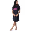 Star Wars Women's Neon Logo Nightgown Pajama Sleep Shirt Black