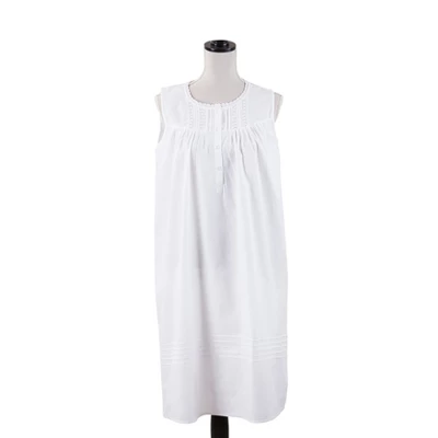 Saro Lifestyle Relaxed Embroidered Nightgown 4 Saro Lifestyle Relaxed Embroidered Nightgown - Image 4