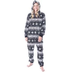The Nightmare Before Christmas Unisex Adult Fair Isle Union Suit Pajama Unisex -Cozy Nights Sales Store GUEST 07922c5f 90cf 4549 8f0f 285269464533