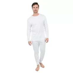 Leveret Mens Two Piece Cotton Solid Neutral Color Pajamas -Cozy Nights Sales Store GUEST 07a1d8d3 d0fe 4e0b 880d 430196cbc538