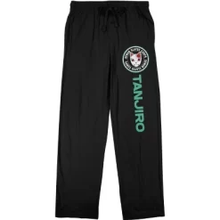 Demon Slayer Corps Tanjiro Quick Turn Men's Black Sleep Pajama Pants -Cozy Nights Sales Store GUEST 0a30303f 01d1 404e b892 93f2090d07df