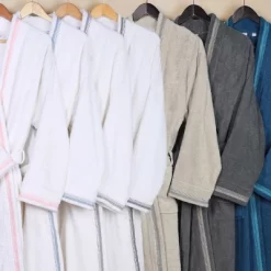 All-Season Unisex Cotton Terry Lounge Bathrobe With Embroidery By Blue Nile Mills -Cozy Nights Sales Store GUEST 0c1ac47d d636 4dc8 bc5f d00f91c64cdf