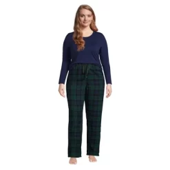 Lands' End Women's Pajama Set Knit Long Sleeve T-Shirt And Flannel Pants 10 Lands' End Women's Pajama Set Knit Long Sleeve T-Shirt And Flannel Pants -Cozy Nights Sales Store GUEST 0ca6b682 02b6 4a47 b116 75c8bd7ff945