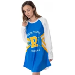 Riverdale Women's River Vixens Costume Raglan Sleep Shirt Pajama Nightgown -Cozy Nights Sales Store GUEST 0d8020ac 4b06 4020 b8db a5cf54b81b00