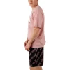 Jujutsu Kaisen Yuji Itadori Men's Crew Neck Short Sleeve Tee & Lounge Shorts Combo Set