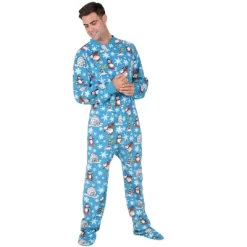 Footed Pajamas - Winter Wonderland Adult Fleece Onesie -Cozy Nights Sales Store GUEST 10afa8bb 4ed2 4a59 8629 2b11b3059b7f