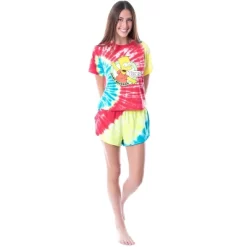 The Simpsons Womens' Bart Simpson Feast Your Eyes Top And Shorts Pajama Set