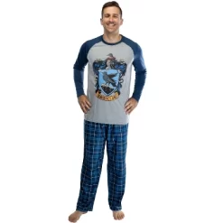 Harry Potter Men's Raglan Shirt And Plaid Pants Pajama Set -Cozy Nights Sales Store GUEST 1194e8c5 f8b2 498c b244 201dd71b3f7b