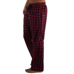 Members Only Men's Fleece Sleep Pant With Two Side Pockets - Multi Colored Loungewear, Relaxed Fit Pajama Pants For Men
