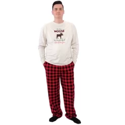 Hudson Baby Mens Unisex Holiday Pajamas, Moose Wonderful Time -Cozy Nights Sales Store GUEST 13990bfd e22e 44ac acc7 eba3c9b6438d