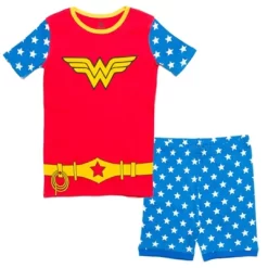 DC Comics Justice League Wonder Woman Girls Pajama Shirt And Shorts Sleep Set Toddler -Cozy Nights Sales Store GUEST 13cc3971 0354 465c acf0 9e74313fbd0a