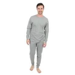 Leveret Mens Two Piece Cotton Solid Neutral Color Pajamas -Cozy Nights Sales Store GUEST 140d8577 41b3 40d7 ac96 4f343327c91d