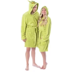 Dr. Seuss The Grinch Who Stole Christmas Adult Costume Character Fleece Robe -Cozy Nights Sales Store GUEST 14ca4612 509a 4be1 b2c3 81c1b9e393c9