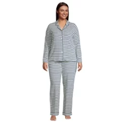 Lands' End Women's Plus Size Comfort Knit Pajama Set Long Sleeve Top And Pants 8 Lands' End Women's Plus Size Comfort Knit Pajama Set Long Sleeve Top And Pants -Cozy Nights Sales Store GUEST 1582da83 26cf 4fb5 9aef eb60a3b44508