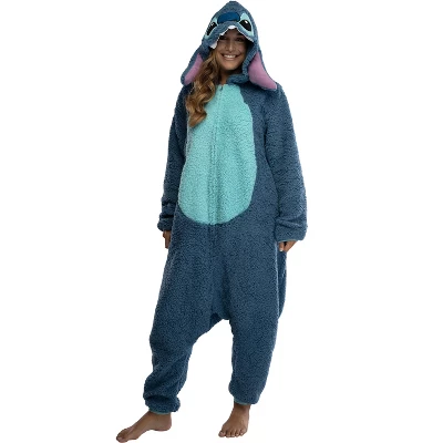 Disney Lilo & Stitch Unisex Adult Stitch Kigurumi Cosplay Costume Fleece Union Suit 6 Disney Lilo & Stitch Unisex Adult Stitch Kigurumi Cosplay Costume Fleece Union Suit - Image 6