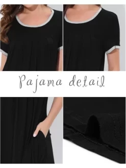 Cheibear Womens Sleepwear Lounge Dress Summer Pajama Nightgown -Cozy Nights Sales Store GUEST 170d02be 3afd 40d3 942a 3e60e9ac484f