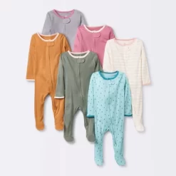Baby 6pk Zip-Up Sleep N' Play - Cloud Island™ Brown -Cozy Nights Sales Store GUEST 17e639dc 5a2e 47a4 801a 84f79c6954a1