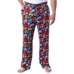 Marvel Mens' Avengers Unite Allover Character Loungewear Pajama Pants Multicoloured 9 Marvel Mens' Avengers Unite Allover Character Loungewear Pajama Pants Multicoloured -Cozy Nights Sales Store GUEST 18278225 08bd 416f b5ba c2f9a1405090