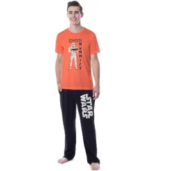 Star Wars Mens' Movie Halloween Mummy Stormtrooper Sleep Pajama Set Orange -Cozy Nights Sales Store GUEST 186d35a9 0594 4041 ba55 3b08cbc35910