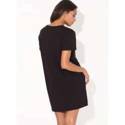 Smart & Sexy Women's Oversized Graphic V-Neck Sleep Shirt -Cozy Nights Sales Store GUEST 1946e609 ba98 4828 8975 8b48de8dba18