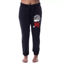DC Womens' The Suicide Squad Movie Harley Quinn Sleep Jogger Pajama Pants Black -Cozy Nights Sales Store GUEST 1b33a068 880a 464b 9095 d4ae453fadd7