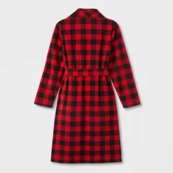 Adult Buffalo Check Matching Family Robe - Wondershop™ Red -Cozy Nights Sales Store GUEST 1b71f745 e9f8 40ef 8b3f 875c3aac4e12