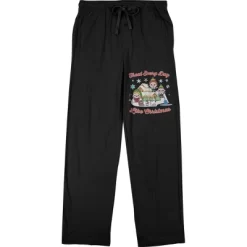 Elf Treat Every Day Like Christmas Men's Black Sleep Pajama Pants -Cozy Nights Sales Store GUEST 1c3df89a 8472 4377 961b 526d704f212d