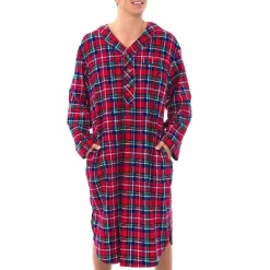 Men's Soft Cotton Flannel Sleep Shirt, Long Henley Night Shirt Pajamas -Cozy Nights Sales Store GUEST 1c45589c 0426 490a b67e 143a3e5d1683
