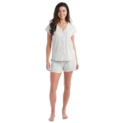 Softies - Piper - Cap Sleeve Short PJ Set With Contrast Piping -Cozy Nights Sales Store GUEST 1c59e51d 0a74 43db 8d99 cab3ea18b6f0