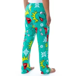 Disney The Muppets Womens' Kermit The Frog Head Toss Sleep Lounge Pajama Pants -Cozy Nights Sales Store GUEST 1c8f0441 0301 4f2b a950 651cedcb99e4