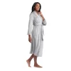 Softies Women's 48" Feather Velour Shawl Collar Robe