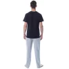 Tom And Jerry Men's Classic Characters Logo Sleep Pajama Set Multicolored