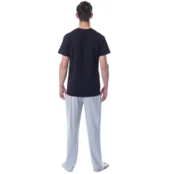 Tom And Jerry Men's Classic Characters Logo Sleep Pajama Set Multicolored