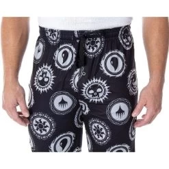 Magic The Gathering Men's Mana Color Logo Symbols Sleep Lounge Pajama Pants