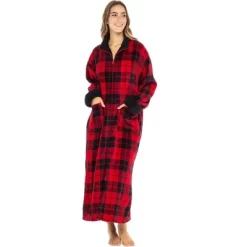 Women's Zip Up Fleece Robe, Soft Warm Plush Oversized Zipper Bathrobe -Cozy Nights Sales Store GUEST 1df6d197 afa3 41f2 bb10 4e91eba151d9