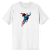 Superman Hero In Flight Men's Short Sleeve Shirt & Sleep Shorts Set