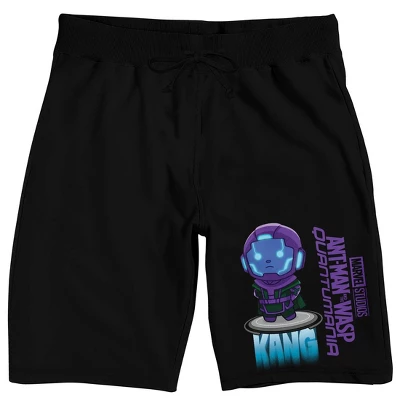 Ant-Man And The Wasp Quantumania Chibi Kang Men's Black Sleep Pajama Shorts 3 Ant-Man And The Wasp Quantumania Chibi Kang Men's Black Sleep Pajama Shorts - Image 3
